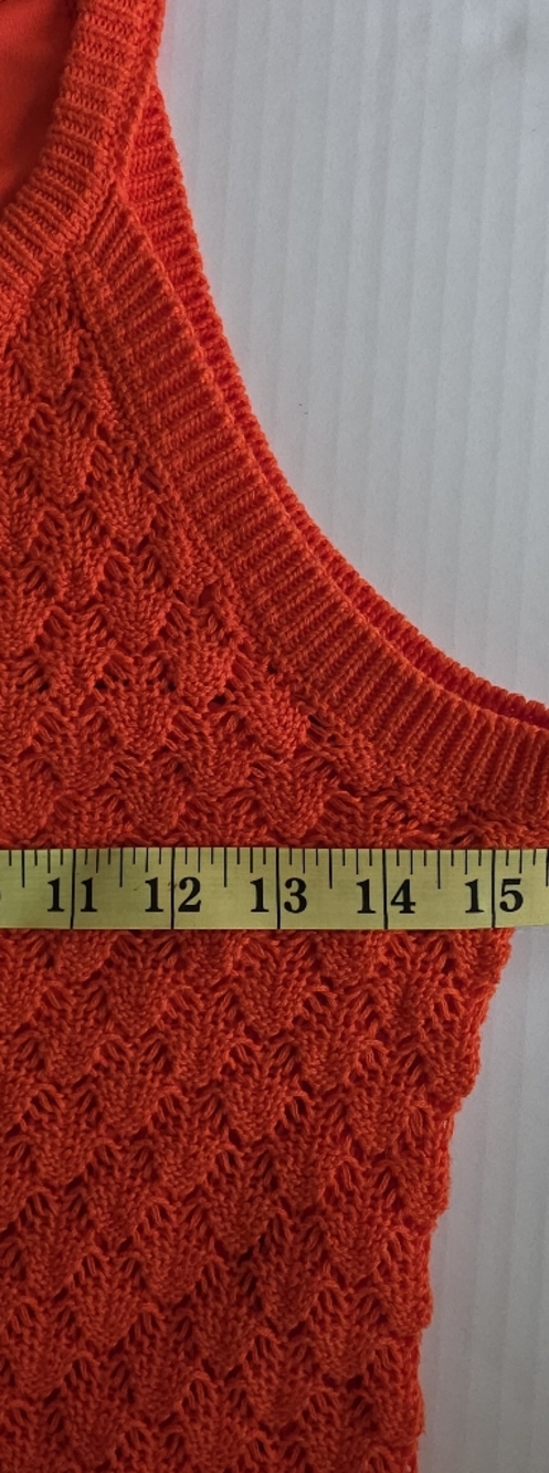 Eliza J Red Knit Midi Dress - Picture 4 of 7